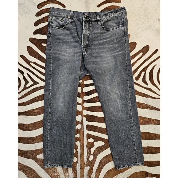 r13 Crossover Jeans Leyton Black Size 27 Made in Italy Premium - Picture 1 of 10